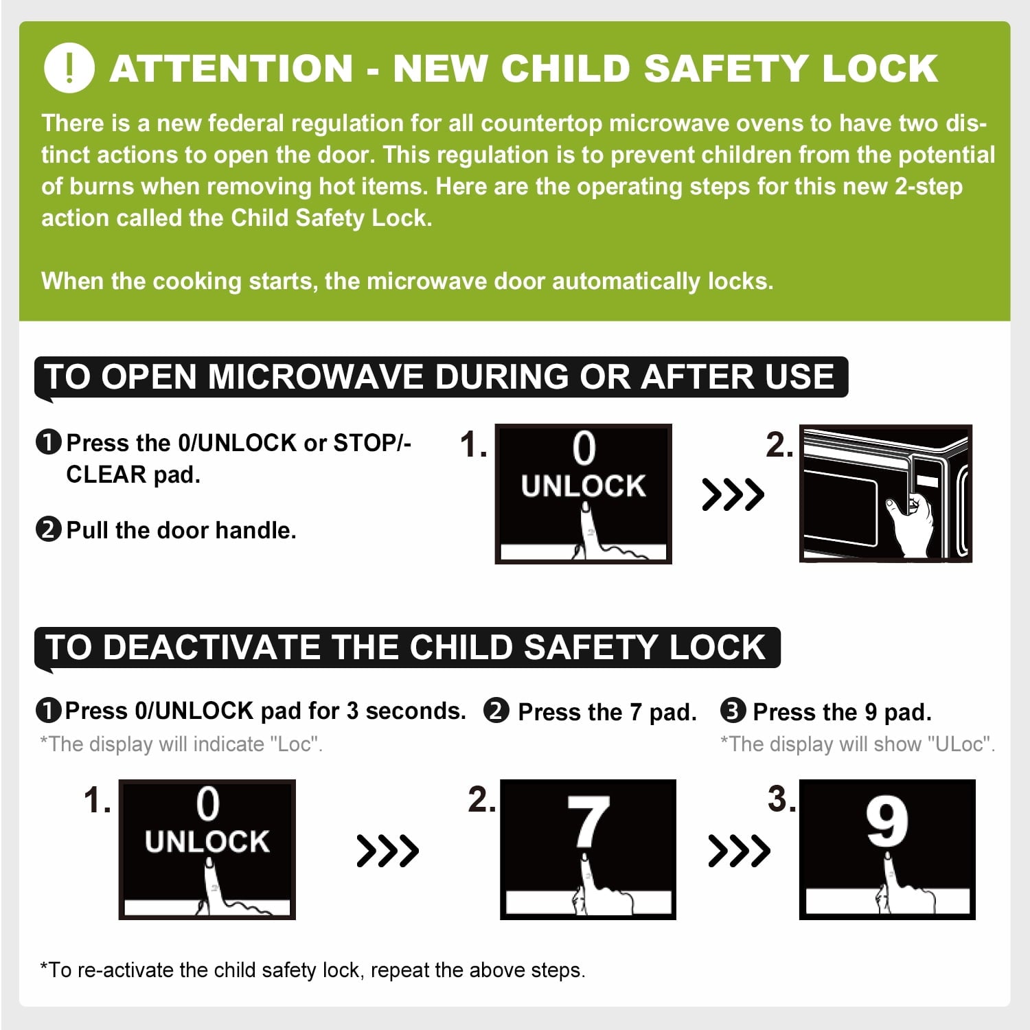 Hamilton Beach 0.9 Cu ft Countertop Microwave Oven, 900 Watts, Stainless Steel, New
