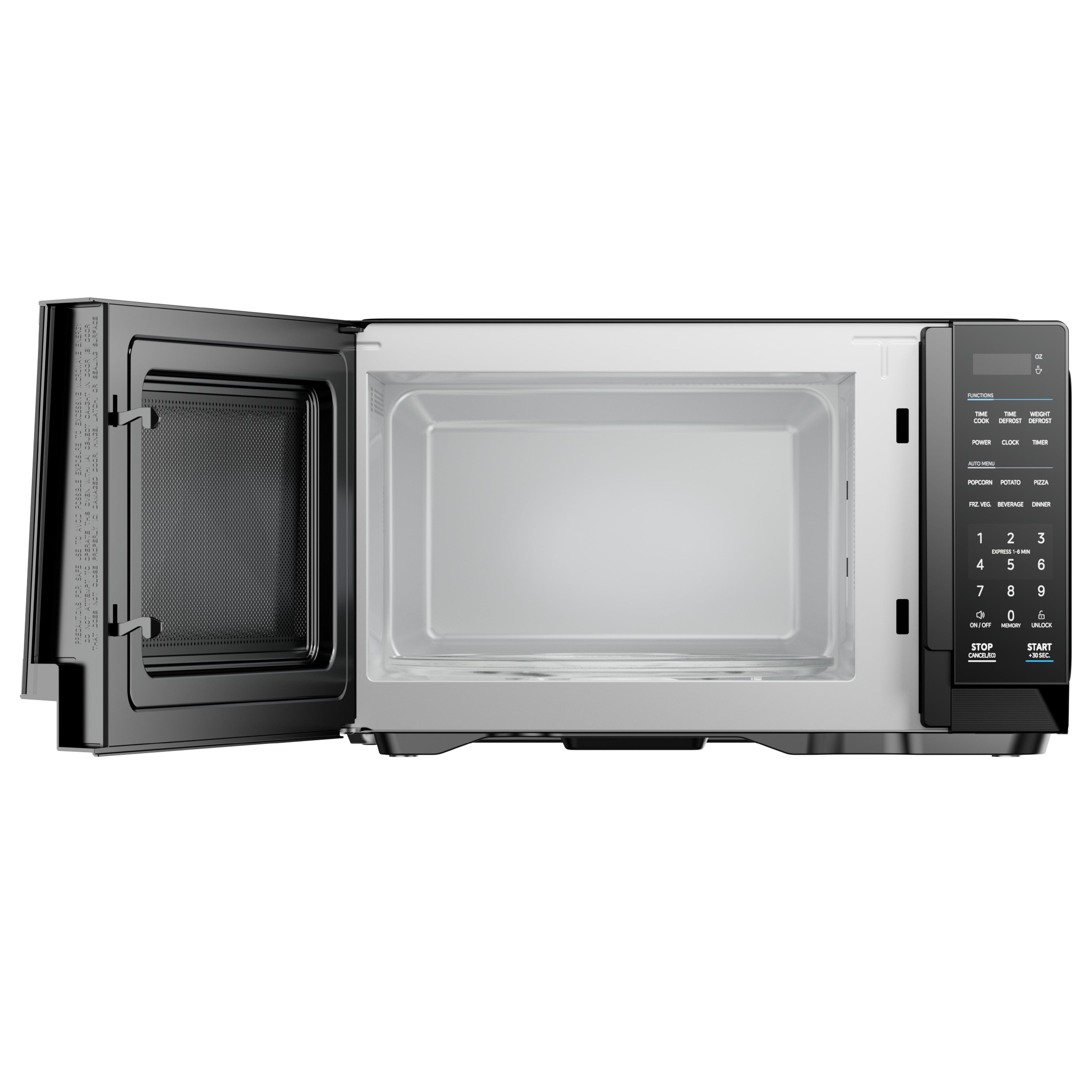 Midea Countertop Microwave Oven, 0.9 Cu Ft, 900 Watts, 11 Power Levels, Compact, Black
