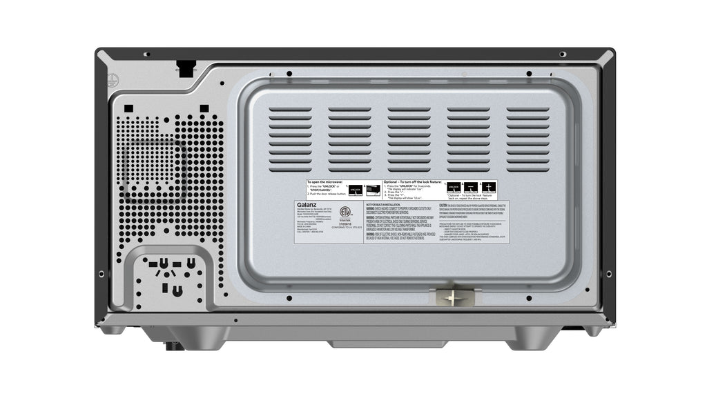Galanz 0.9 Cu ft Air Fry Countertop Microwave, 900 Watts, Stainless Steel, New