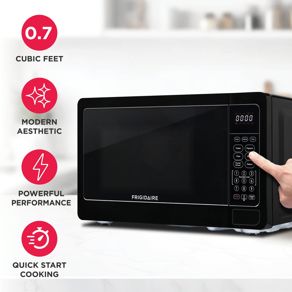 FRIGIDAIRE 0.7 Cu. ft. New Countertop Microwave Oven - Black