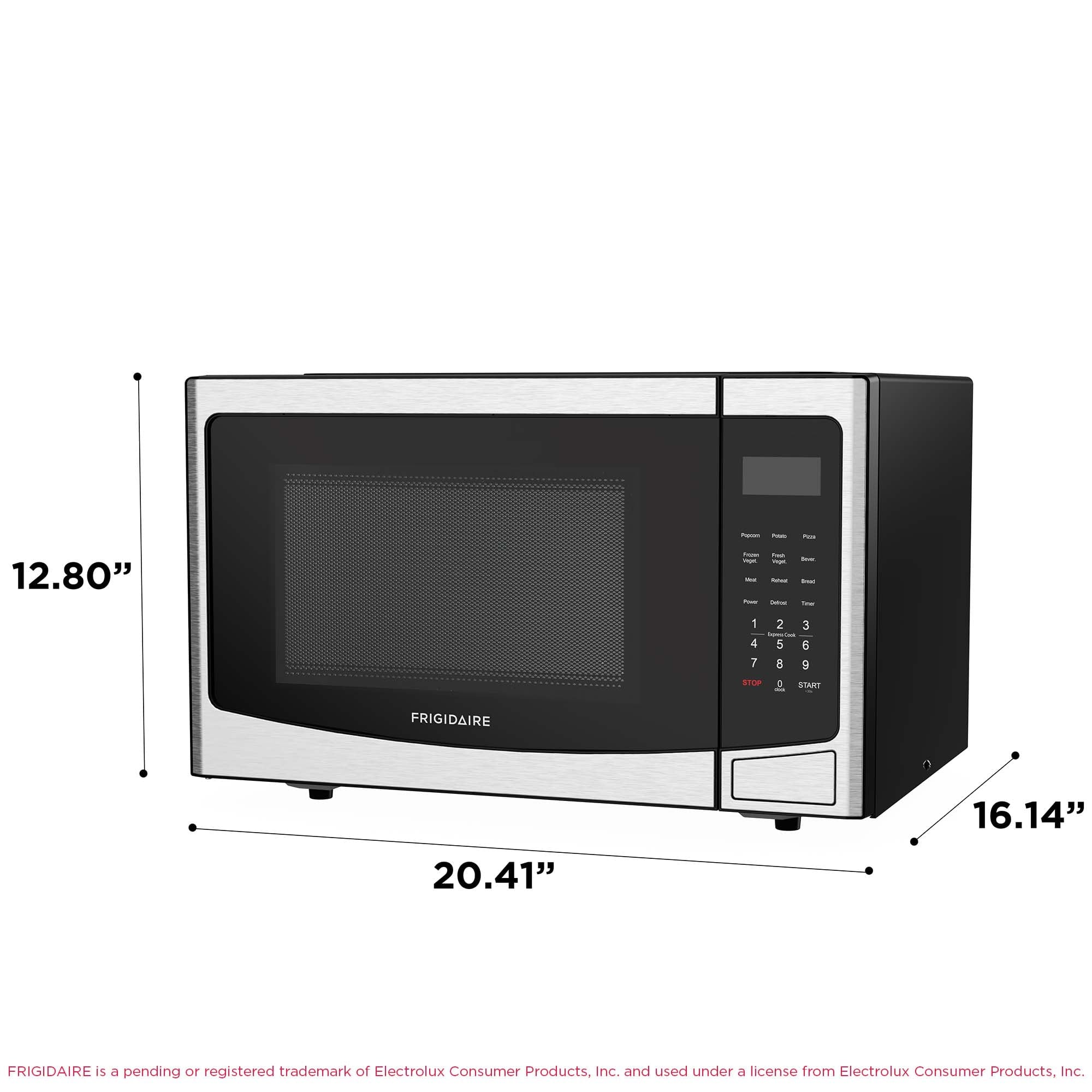 Frigidaire 1.2 Cu. Ft. Countertop Microwave, With Inverter Technology, Stainless Steel