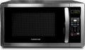 Countertop Microwave, 1000 Watts, 1.1 Cubic Foot Capacity - with LED Lighting and Child Lock - Ideal for Apartments and Dormitories