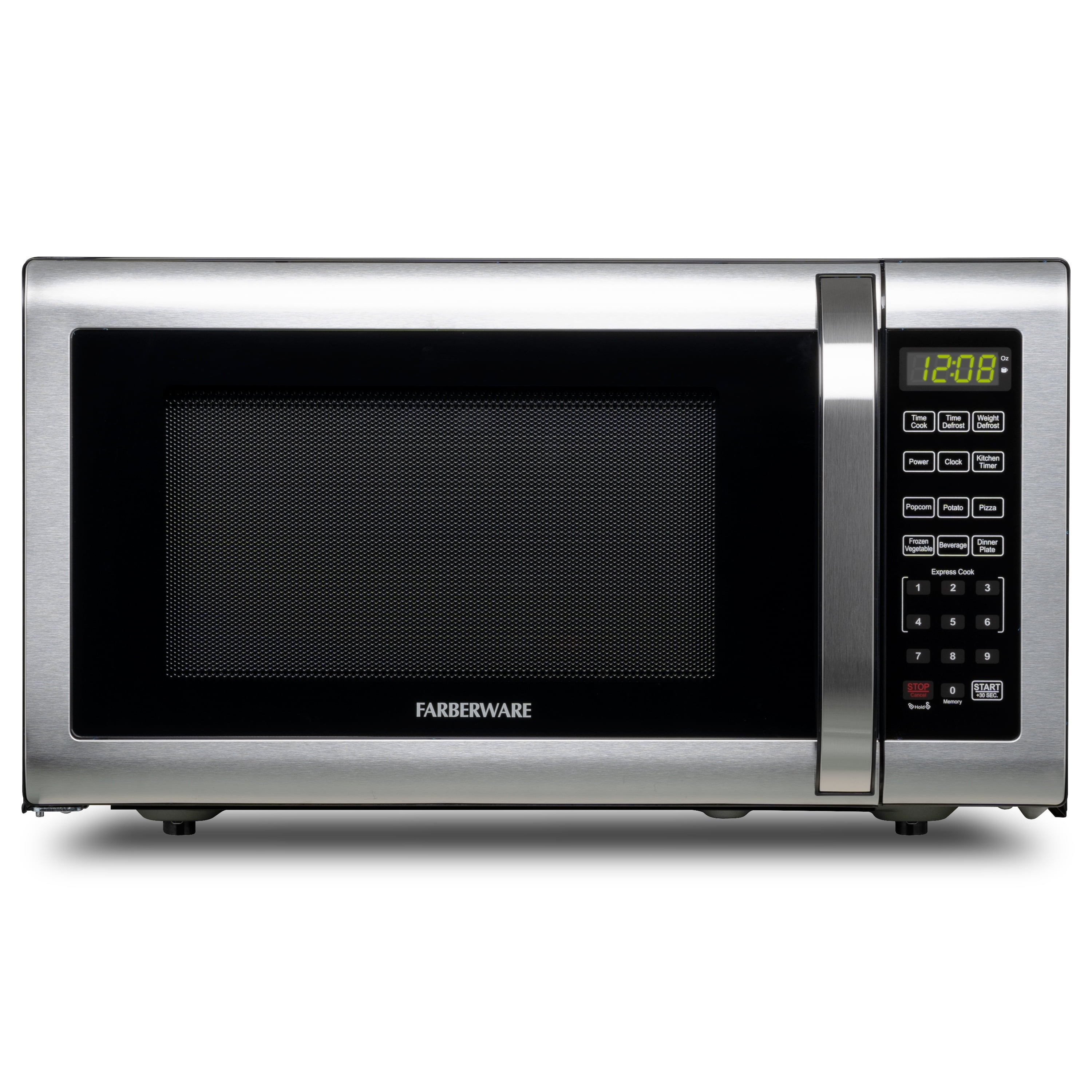 Farberware FMG13SS 1.3 Microwave Oven w LED Light/SENSOR 1100 Watts Stainless