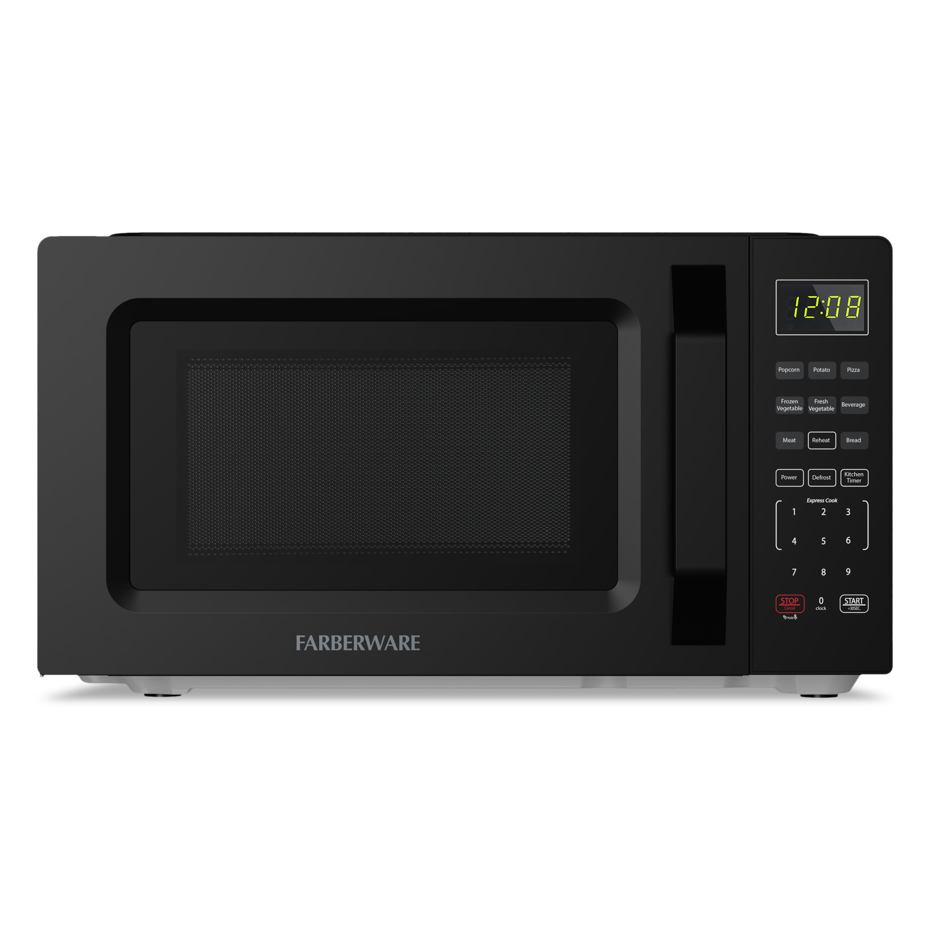 Farberware 700-Watt Compact Countertop Microwave Oven – 0.7 Cu. Ft., White