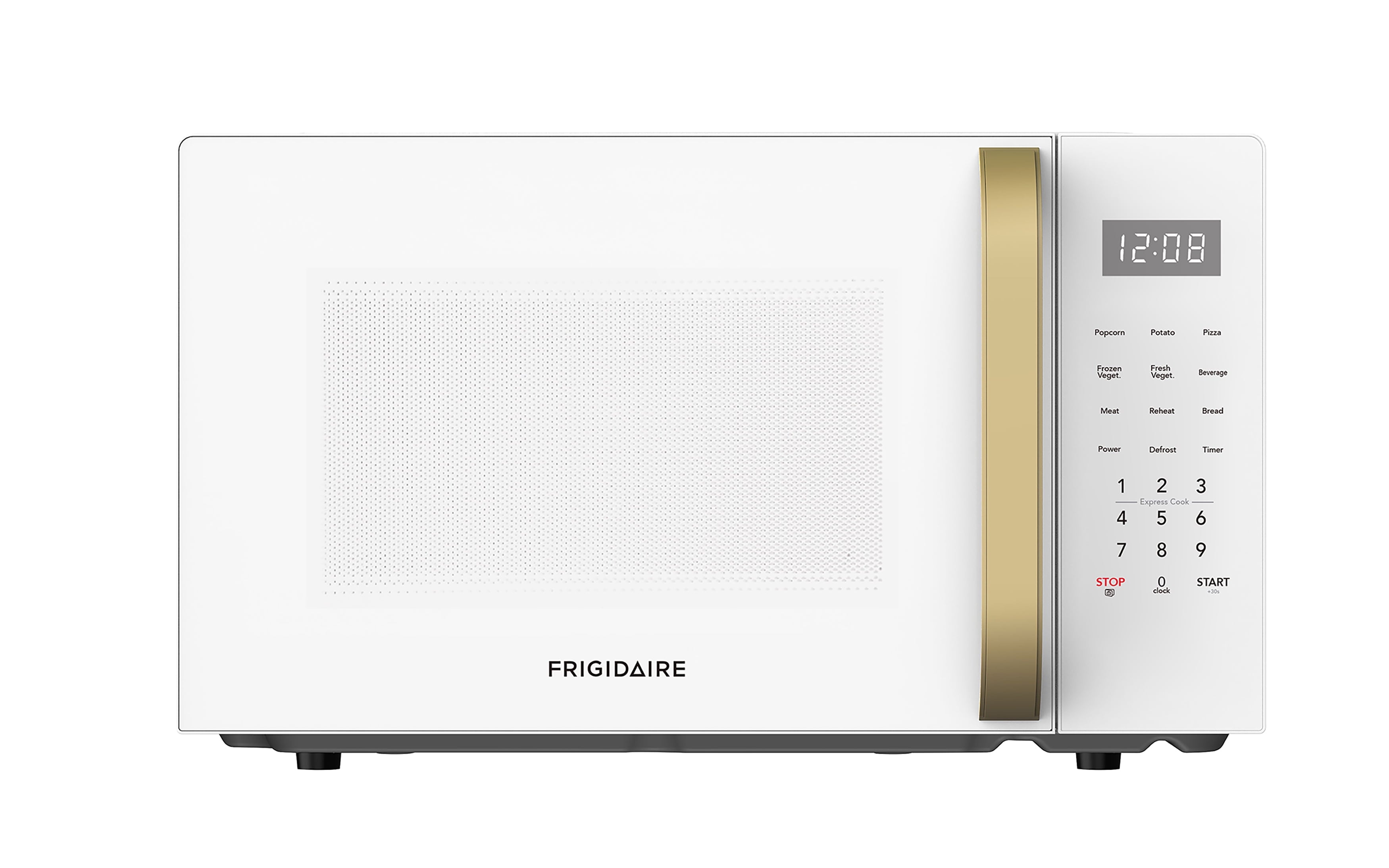 Frigidaire 1.1 CU. FT. Microwave, White and Gold