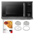 TOSHIBA 7-in-1 Countertop Microwave Oven Air Fryer Combo, Inverter, Convection, Broil, Speedy Combi, Even Defrost, Humidity Sensor, Mute Function, 27 Auto Menu&47 Recipes, 1.0 cu.ft/30QT, 1000W