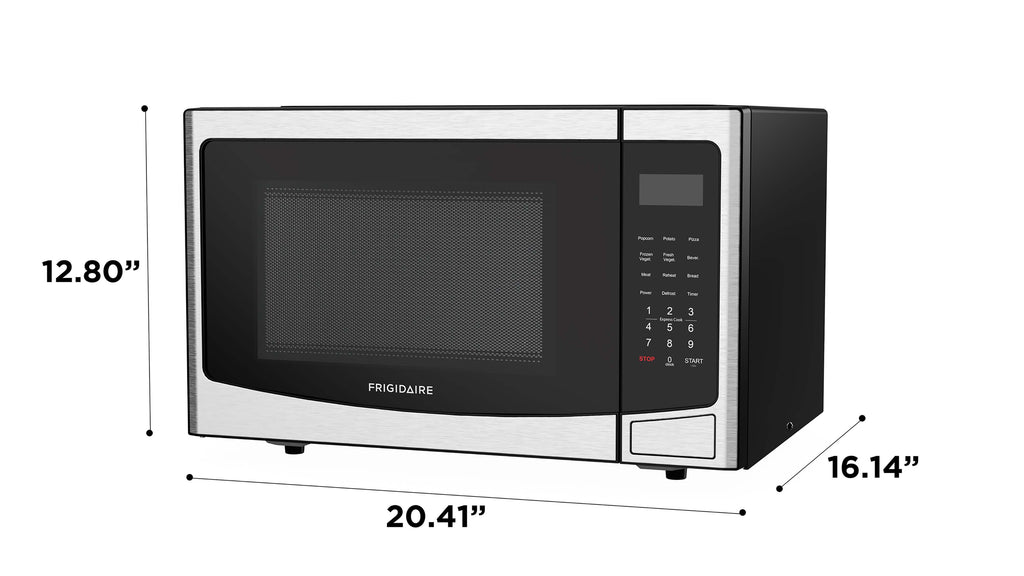 Frigidaire 1.2 Cu. Ft. Countertop Microwave, With Inverter Technology, Stainless Steel