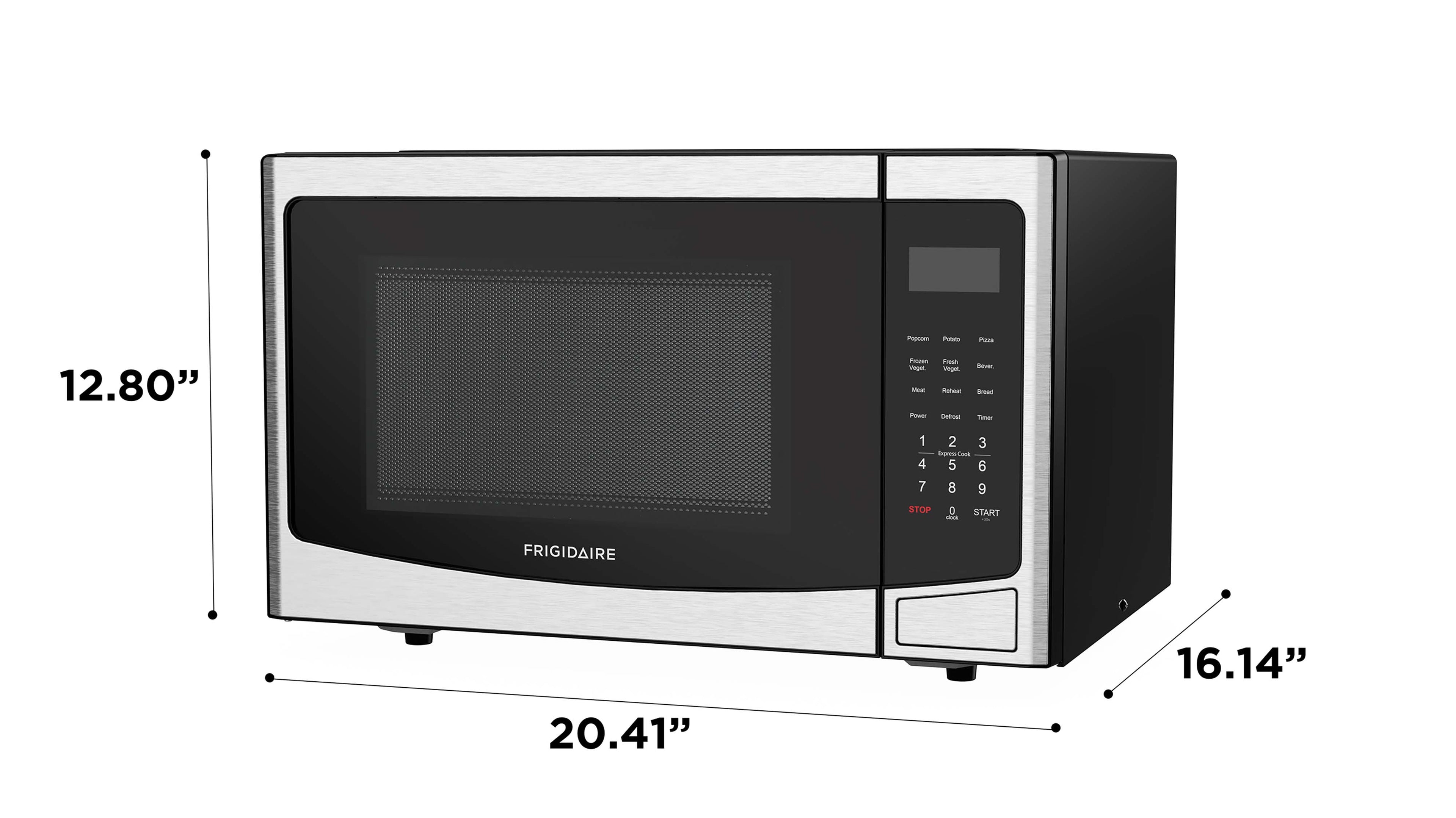 Frigidaire 1.2 Cu. Ft. Countertop Microwave, With Inverter Technology, Stainless Steel