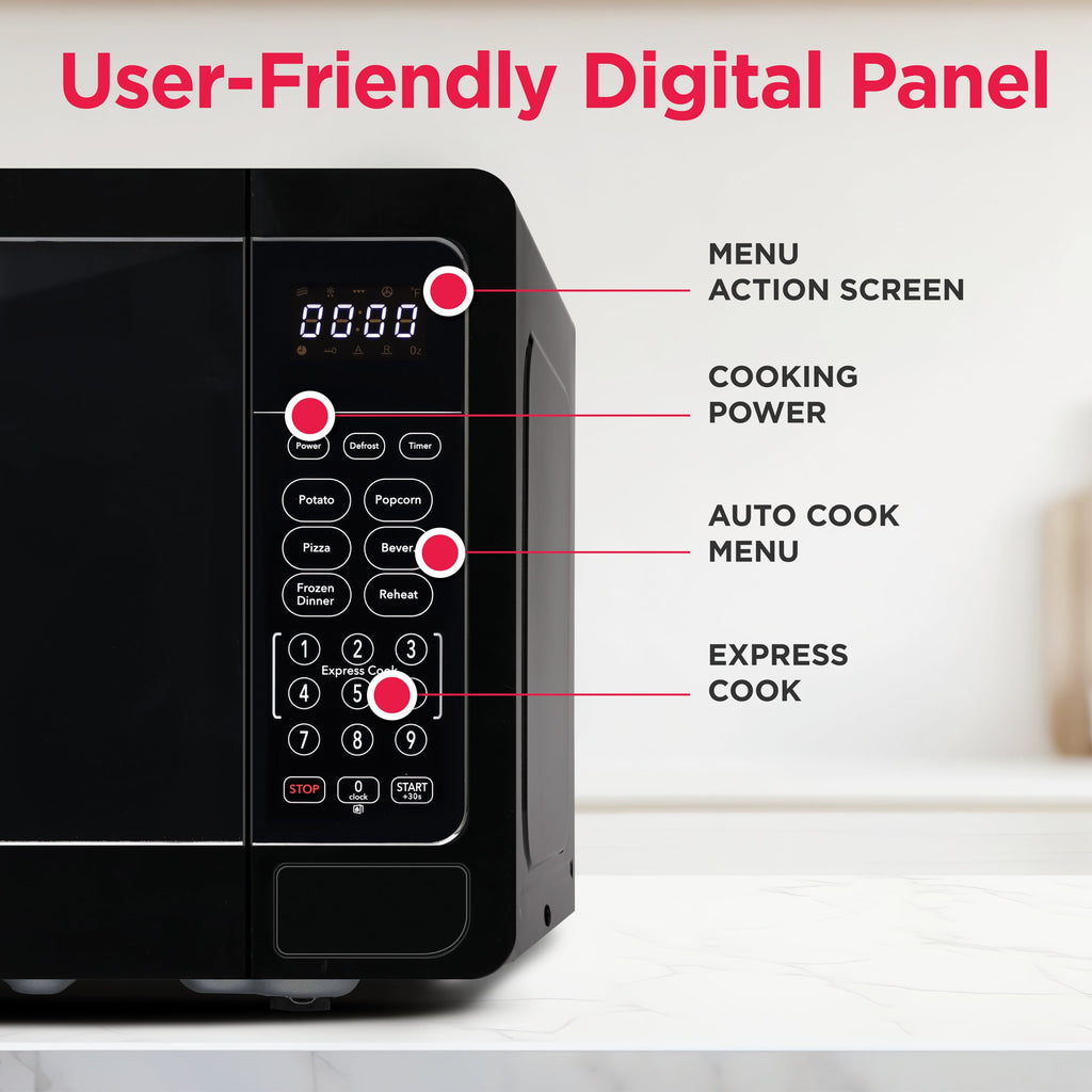 FRIGIDAIRE 0.7 Cu. ft. New Countertop Microwave Oven - Black