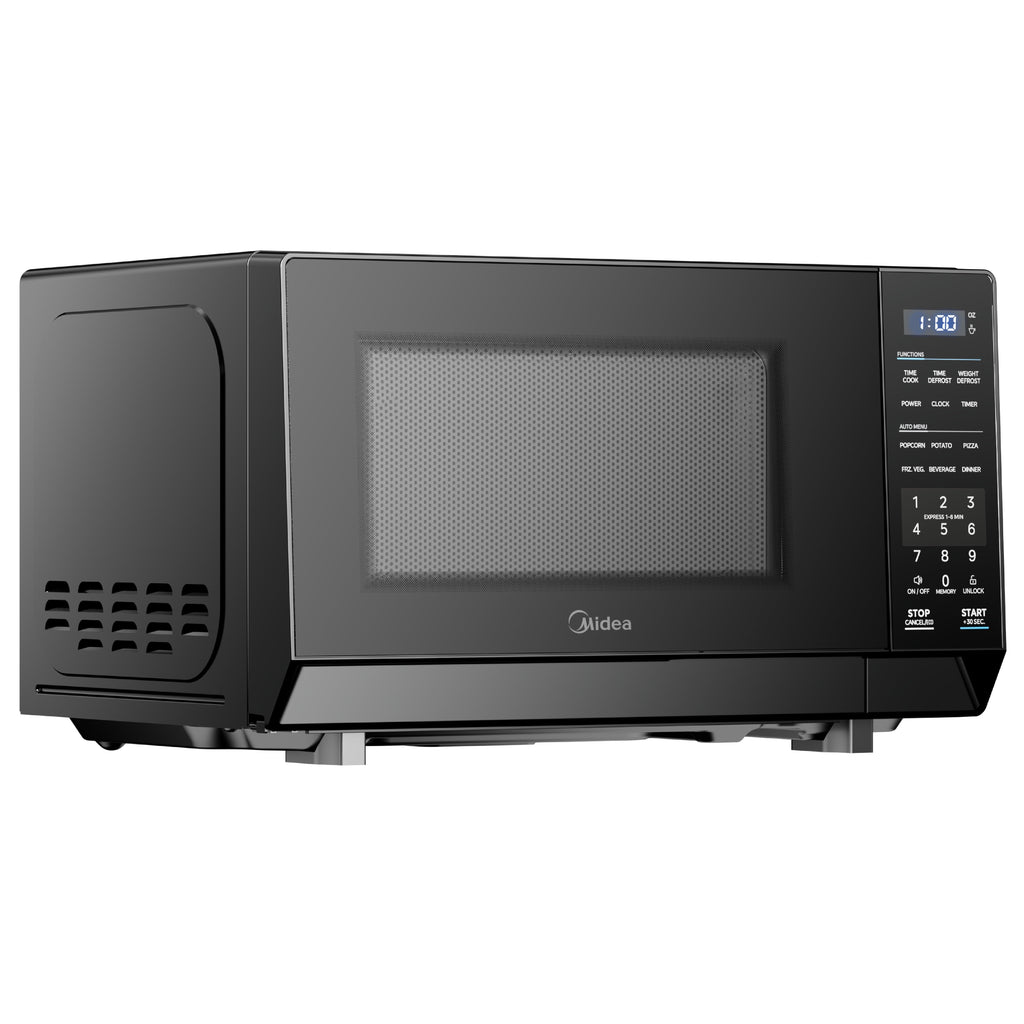 Midea Countertop Microwave Oven, 0.9 Cu Ft, 900 Watts, 11 Power Levels, Compact, Black