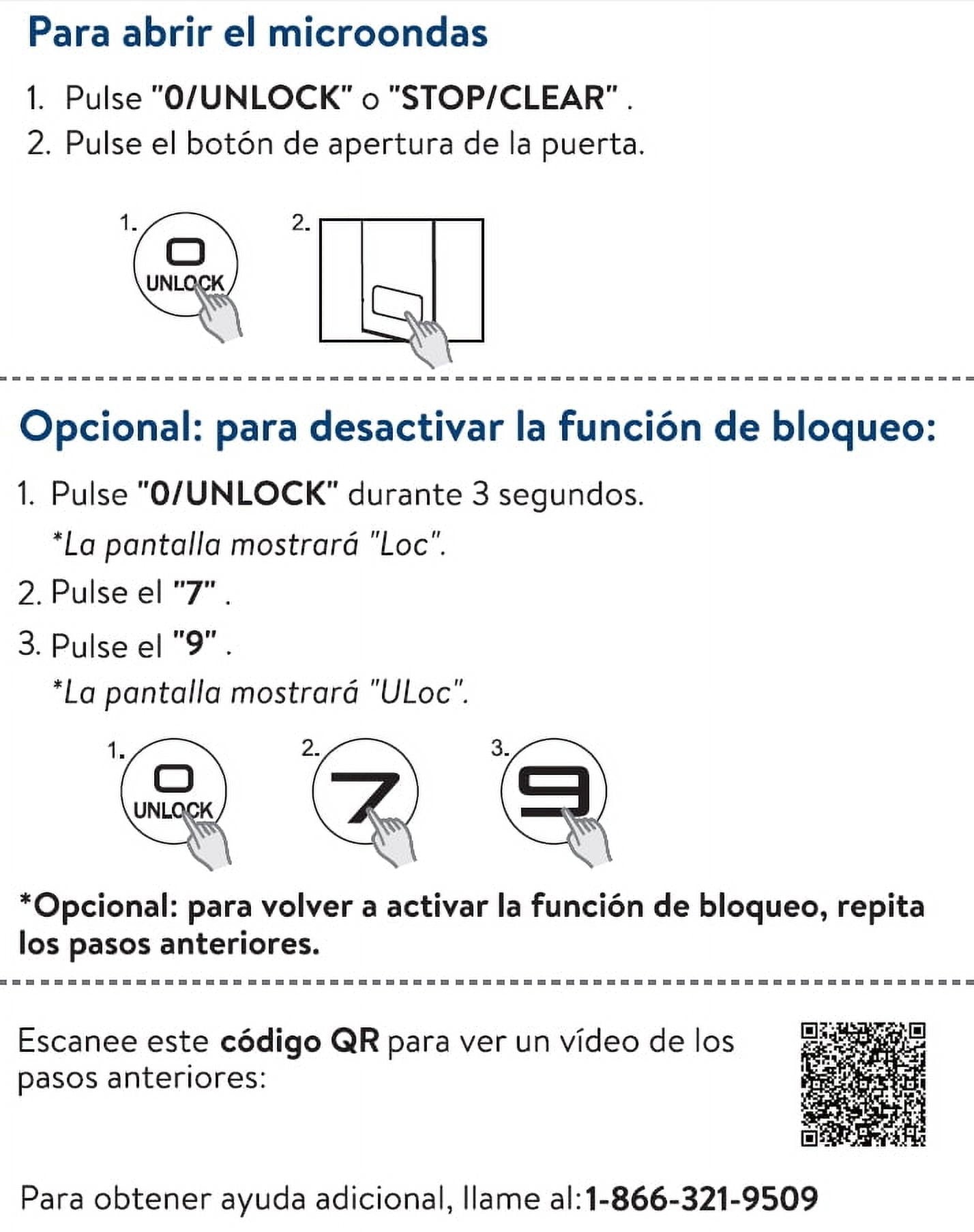 Mainstays 2.2 cu ft Countertop Microwave Oven, Black, New