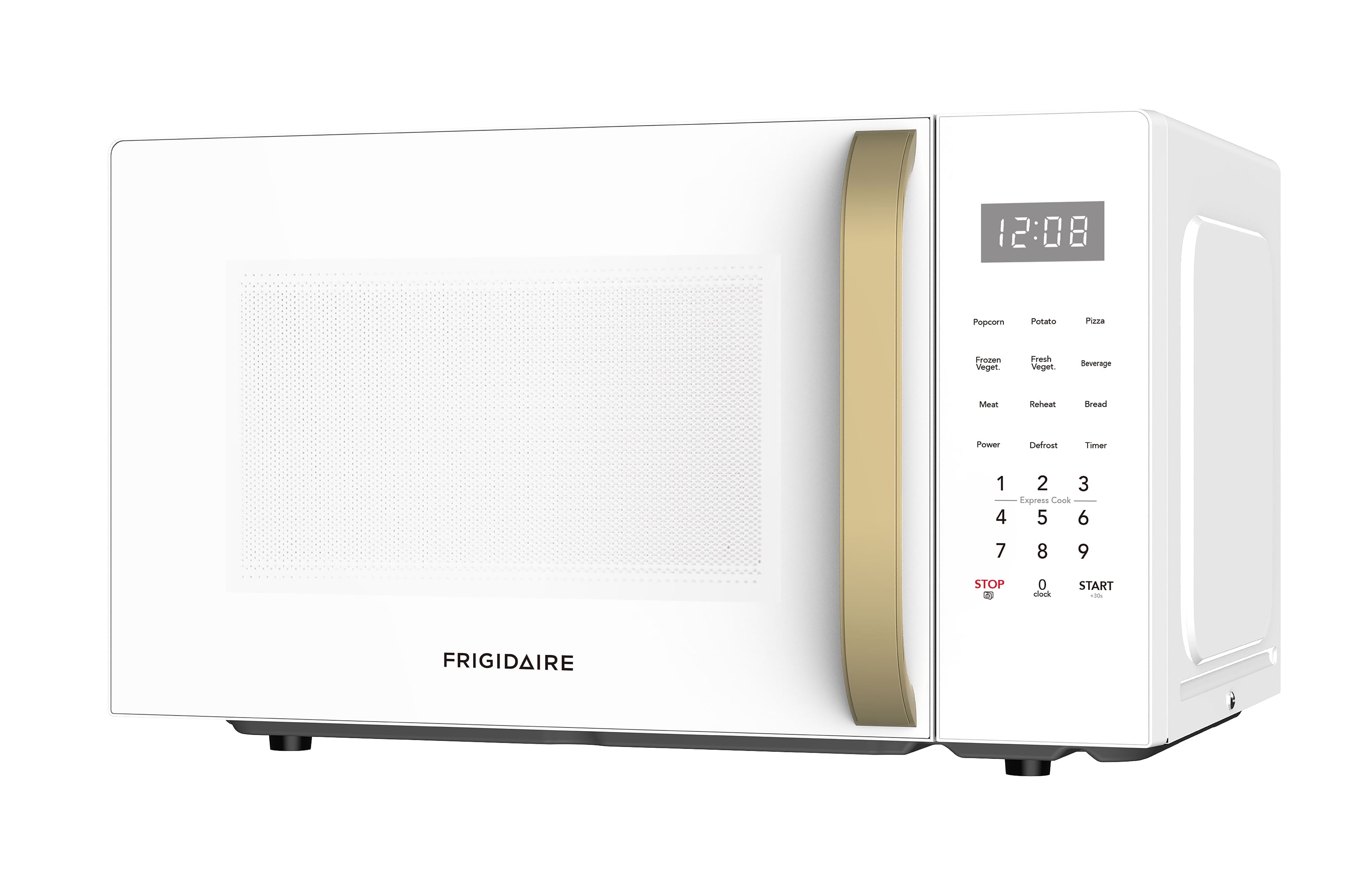 Frigidaire 1.1 CU. FT. Microwave, White and Gold